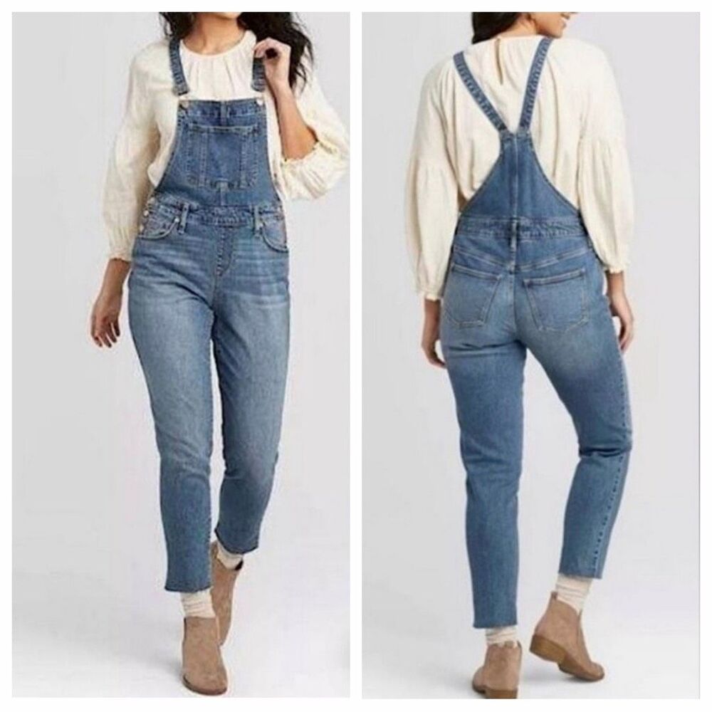 Universal Threads Raw Hem Overalls Size 2/26R